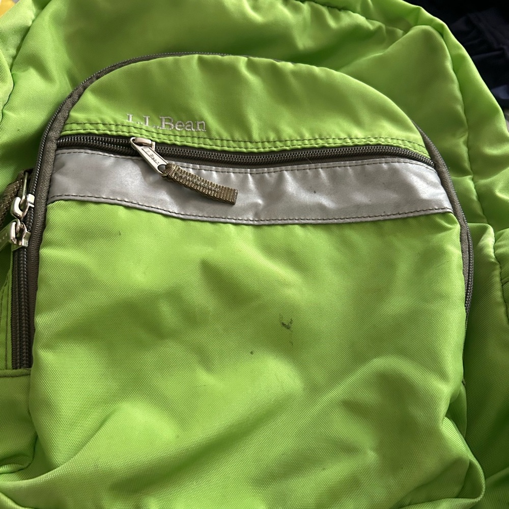 Green L.L Bean Backpack